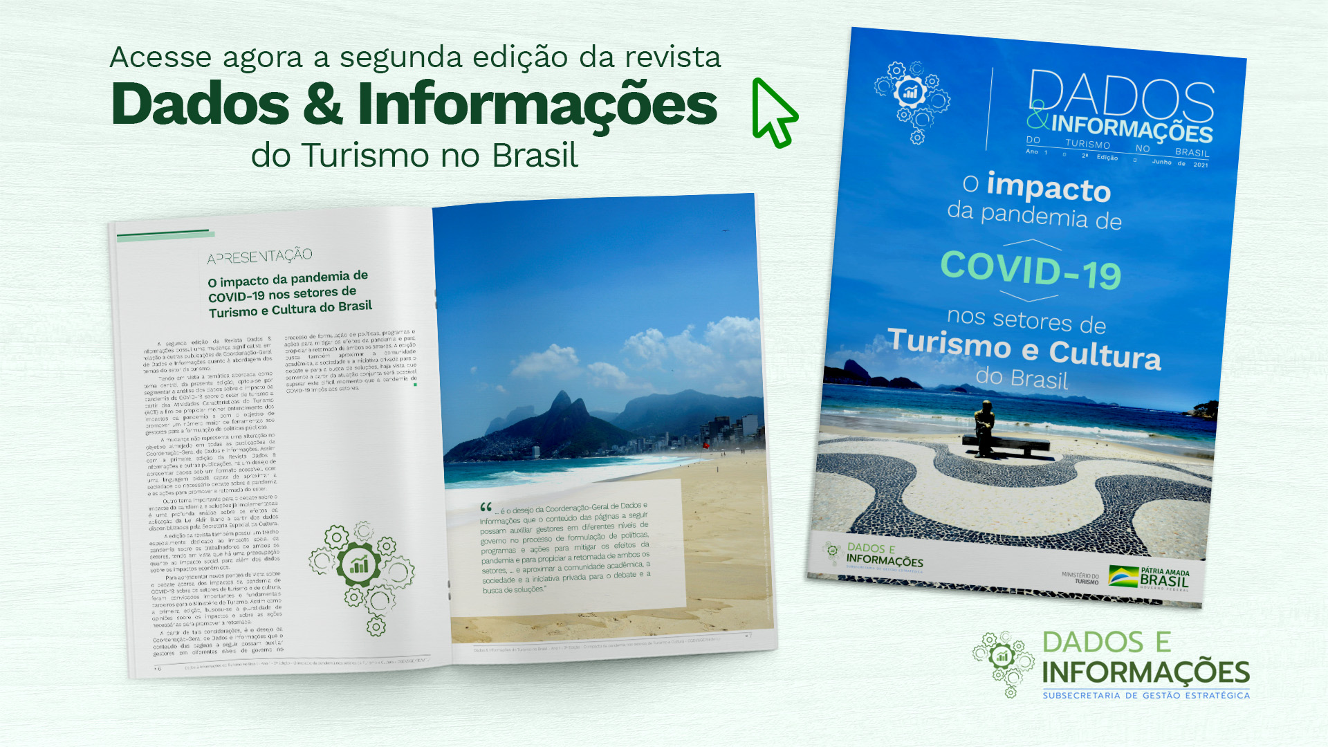 Segunda edição da revista Dados & Informações do Turismo no Brasil